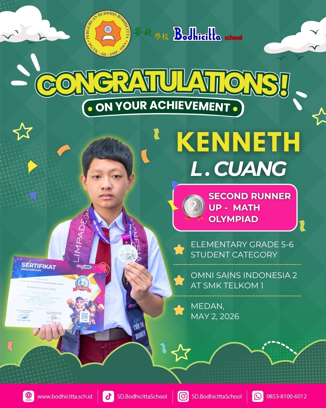 Kenneth L. Cuang - OMNI Math Olympiad